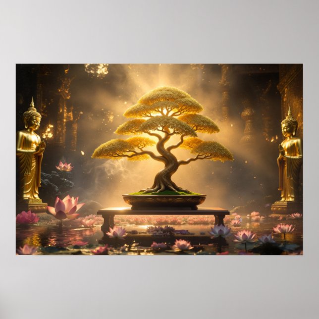 ZEN BUDDHISM - BONSAI TREE - Poster (Front)
