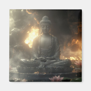 ZEN - BUDDHISM - MEDITATION MAGNET