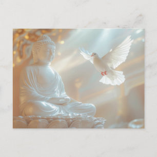 ZEN - BUDDHISM - MEDITATION POSTCARD