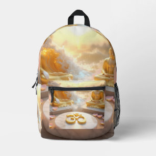 ZEN - BUDDHISM - OM PRINTED BACKPACK