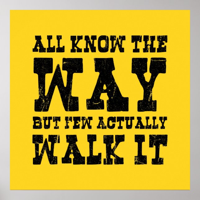 Zen Buddhism Spaghetti Western Style Poster (Front)