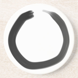 Zen Buddhist Enso Circle Coaster