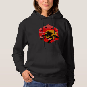 Zen Buddhist Gardening Japanese Aesthetic Sunset B Hoodie