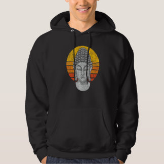 Zen Buddhist Mantra Spiritual Buddhism Retro Sunse Hoodie