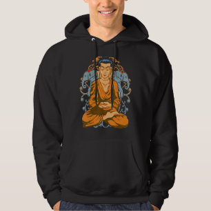 Zen Buddhist Spiritual Yoga Meditation Asian Eleph Hoodie