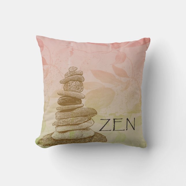 Zen Cairn Cushion (Front)