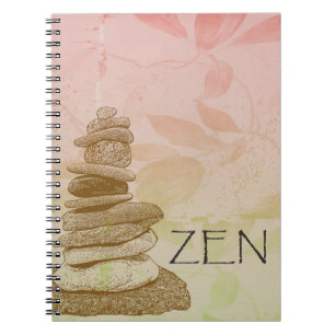 Zen Cairn Spiral Notebook