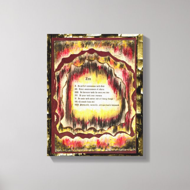Zen Canvas Print (Front)