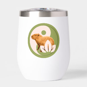 Zen Capybara Yin Yang Peaceful Nature