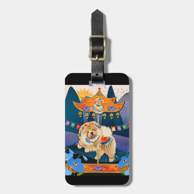 ZEN CARNIVAL  Chow - Luggage tag (Front Vertical)