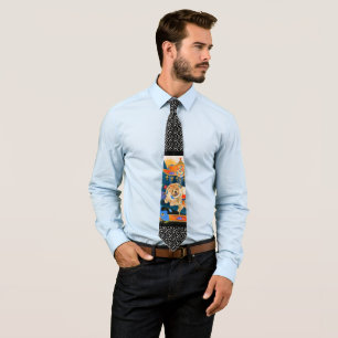 ZEN CARNIVAL  Chow -necktie Tie