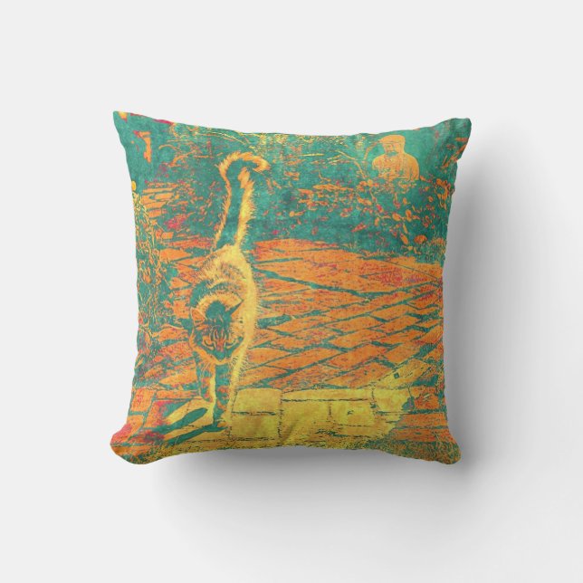 zen cat cushion (Front)