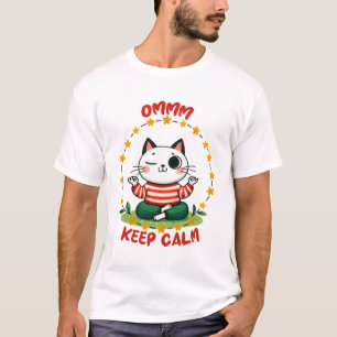 Zen Cat Meditation T-Shirt