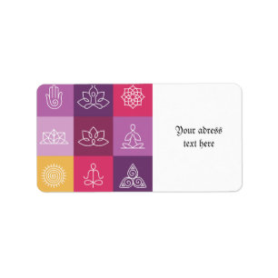 zen,chakra,yoga,peace,ohm,tranquilty,lotus,meditat label