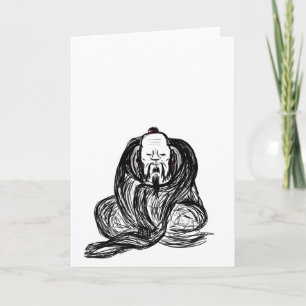 Zen (Ch'an) Wisdom Greeting Card (Blank)