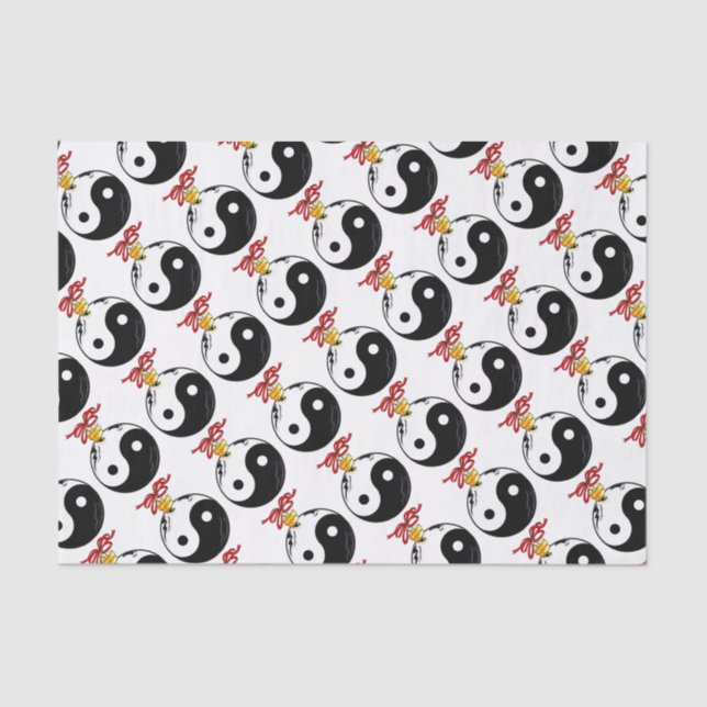 Zen Christmas Designs Tissue Paper (Front)