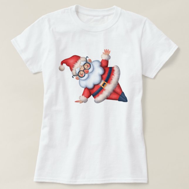 Zen Christmas Santa T-Shirt (Design Front)