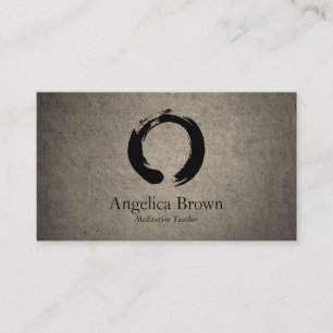 Zen Circle Meditation Business Card