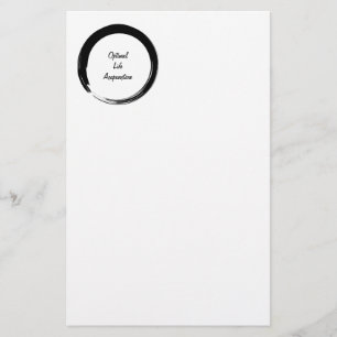 Zen Circle with logo v2 Stationery
