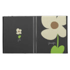 Zen Daisy Personalised iPad Caseable Folio - Grey