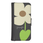 Zen Daisy Personalised iPhone 5/5S Wallet Case