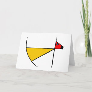 Zen Dog Greeting Card