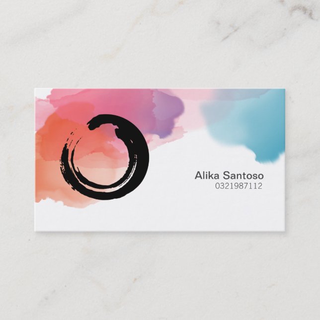 Zen Enso Business Card (Front)