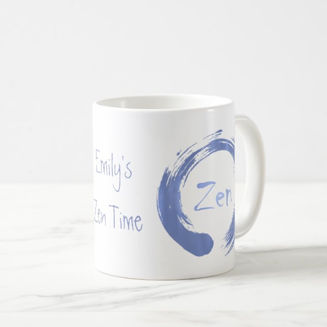 Zen Ensō Personalised Mug (Front Right)