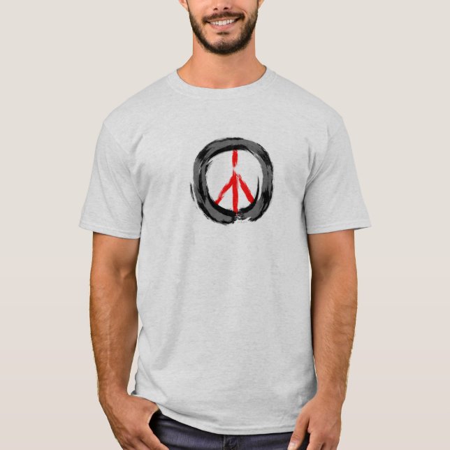Zen Enso Symbol Peace Tee Shirt (Front)