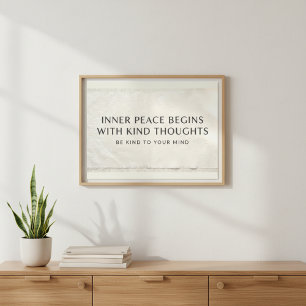 Zen Fabric Texture Mental Health Art Photo Print