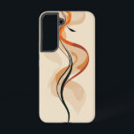 Zen Flame Flow Phone Case<br><div class="desc">A flowing flame-like swirl dances in balance, capturing the spirit of energy, transformation, and calm with a modern twist.</div>