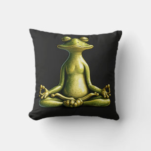 Zen Frog Cushion