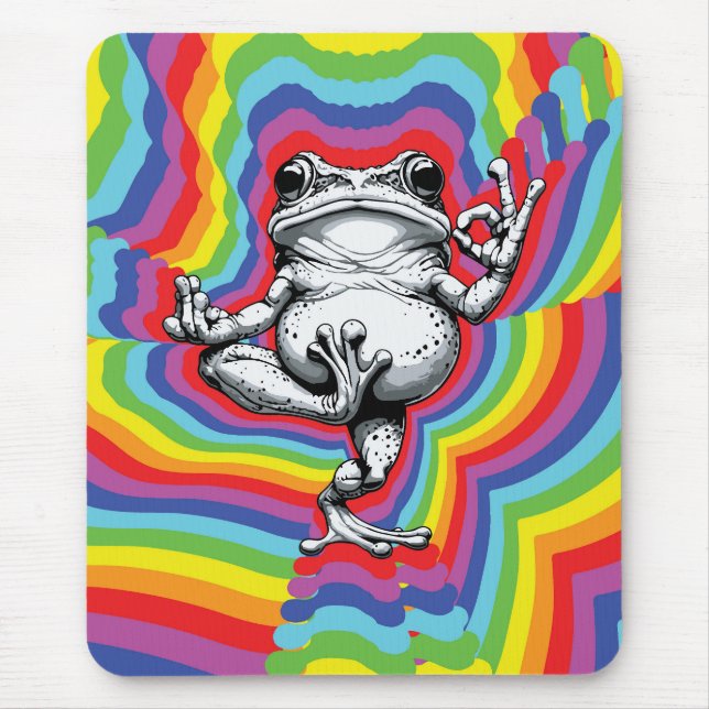 Zen Frog Masterpiece Mouse Pad (Front)