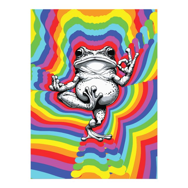 Zen Frog Masterpiece Photo Print (Front)