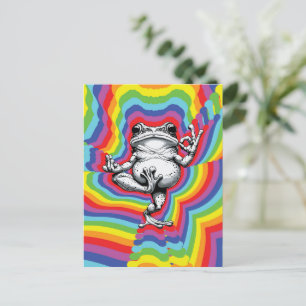 Zen Frog Masterpiece Postcard