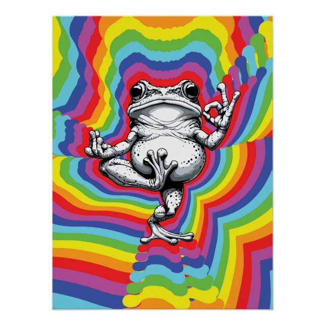 Zen Frog Masterpiece Poster (Front)