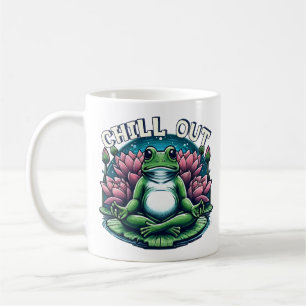 Zen Frog Meditation – Chill Out & Relax Coffee Mug