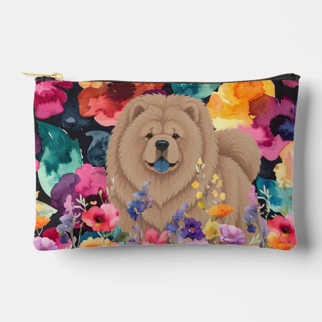 ZEN GARDEN Cinnamon Chow - Small Accessory Pouch (Front)