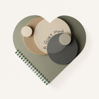 Zen Garden Circles | Minimalist Sand & Stone Art Notebook