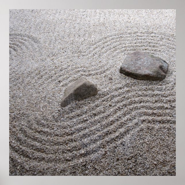 Zen Garden Detail. Poster (Front)