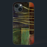 Zen Garden I iPhone 13 Case<br><div class="desc">Wipsy branches stretch against a multicolored background in this piece by Jennifer Goldberger. The light green of the branches contrasts beautifully with the dark colours they are set against. Purchase your copy today.</div>
