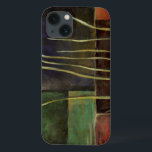 Zen Garden I iPhone 13 Case<br><div class="desc">Wipsy branches stretch against a multicolored background in this piece by Jennifer Goldberger. The light green of the branches contrasts beautifully with the dark colours they are set against. Purchase your copy today.</div>