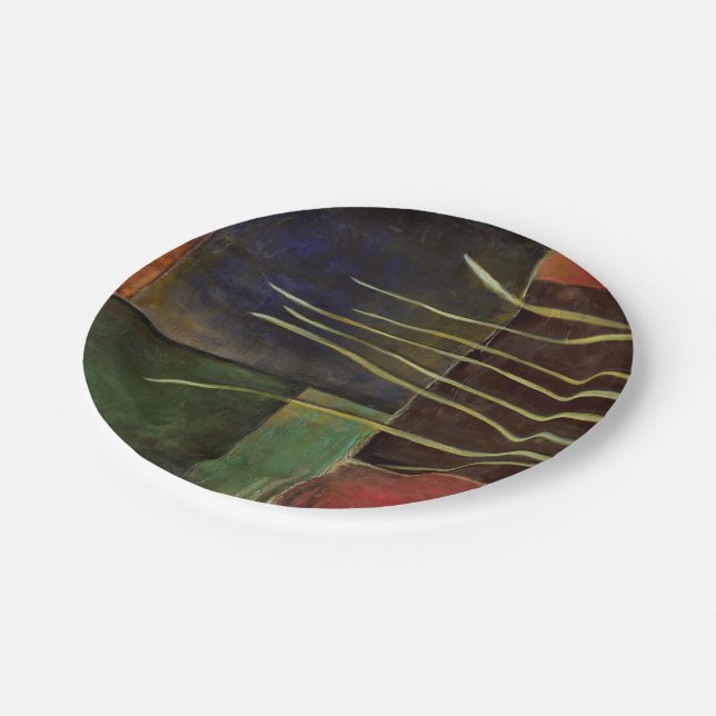 Zen Garden I Paper Plate (Angled)