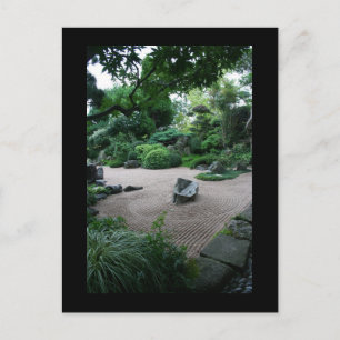 Zen Garden Landscape and Gardens Photography Postcard