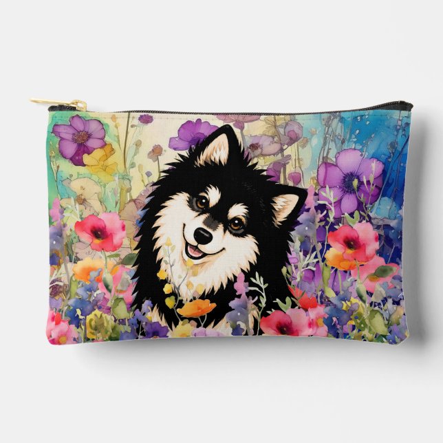 ZEN GARDEN Lapphund B&T - Small Accessory Pouch (Front)
