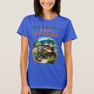 Zen Garden Sphere with Dwarf - Nourish Your Dream T-Shirt