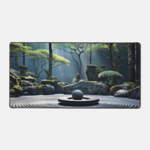 Zen Garden Tranquil Peaceful Nature  Desk Mat