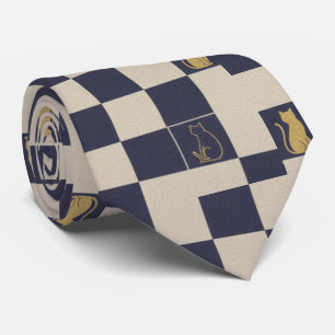 Zen Geometry: Traditional Japanese Kamon  Tie