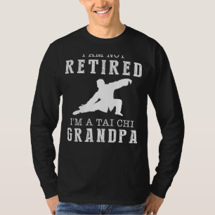 Zen in Motion: Tai-Chi Grandpa Tee - Embracing Ser
