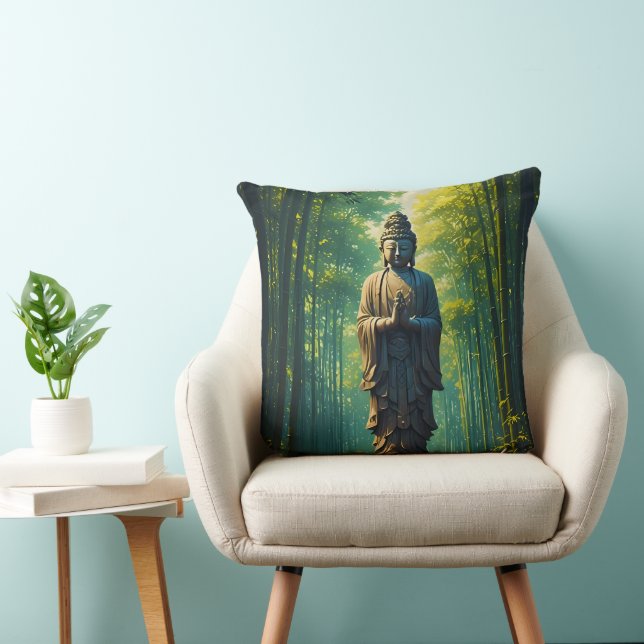 Zen in the Bamboo Grove Cushion (Chair)